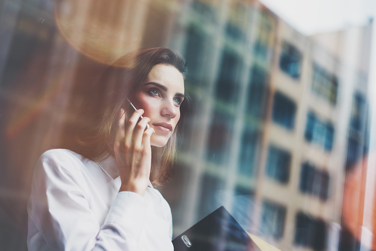 person on the phone