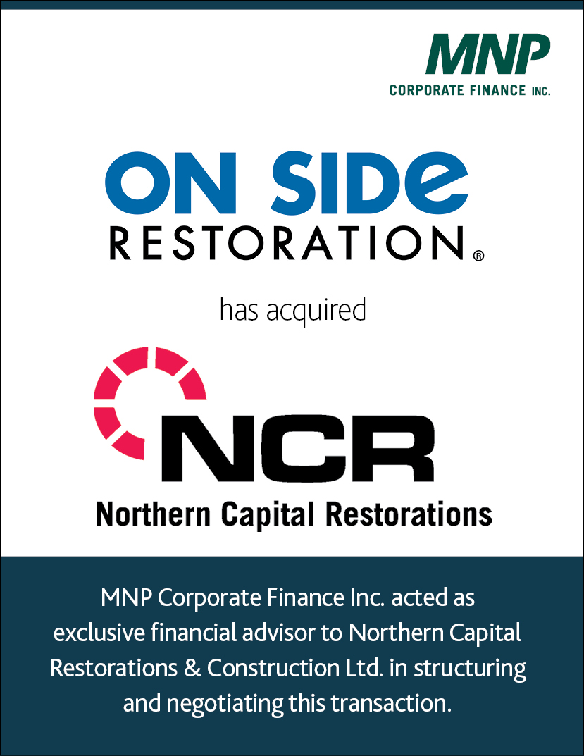 On Side Restoration has acquired Northern Capital Restorations